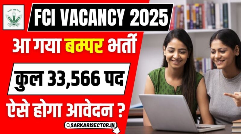 FCI Vacancy 2025