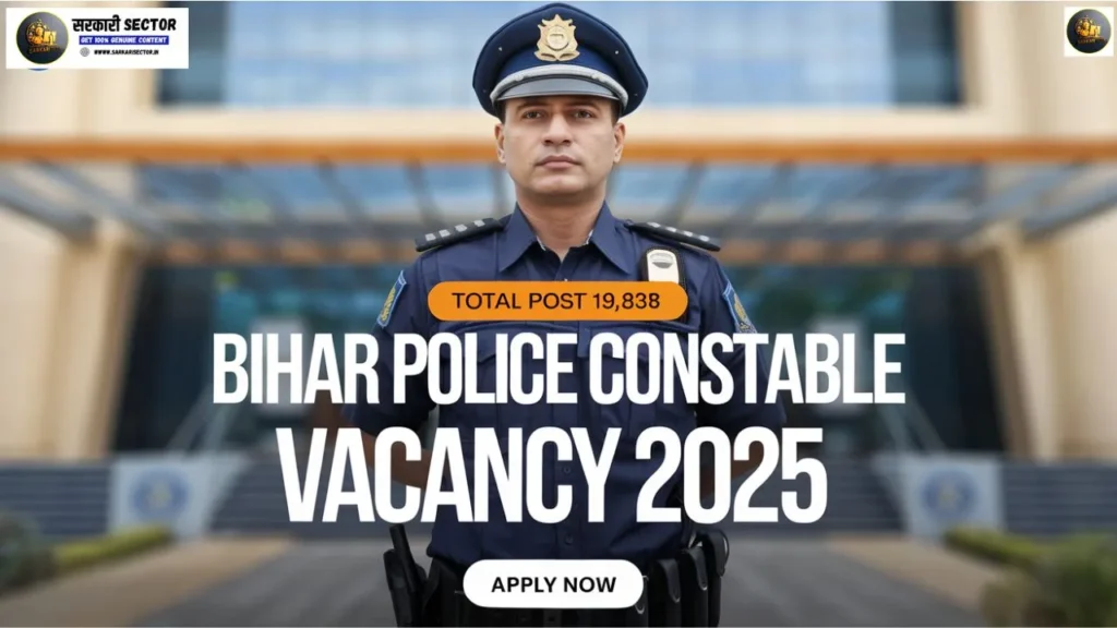 Bihar police constable vacancy 2025 Apply Online